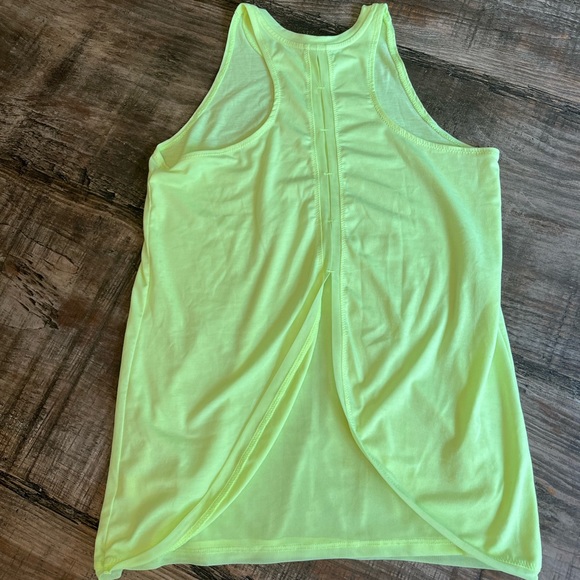 Athleta girl neon green tank top - Picture 2 of 3